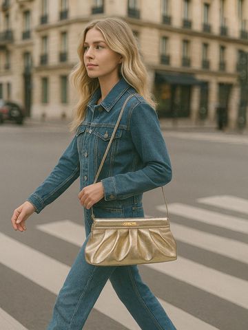 Bolsa de Couro Griffazzi Ouro - GRIFFAZZI