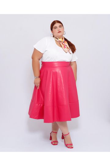 Blusa Social Clássica Branca - Plus Size - DELPHINA