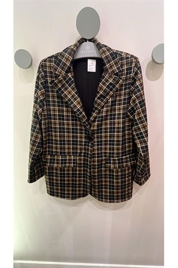 Blazer Xadrez - Plus Size - DELPHINA