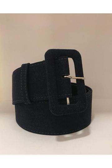 Cinto Forrado Linho Azul Marinho - Plus Size - DELPHINA