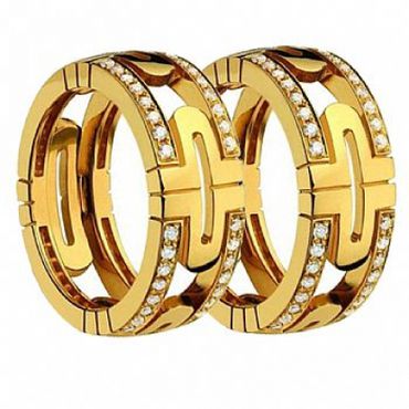 Aliança De Casamento Eterno Resplendor Griffe - Ouro 18k - Helder Joalheiros 