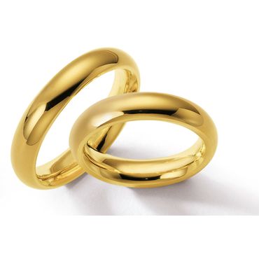 Alianças Clássica de Ouro 18k - 4,0 Milímetros - Helder Joalheiros 