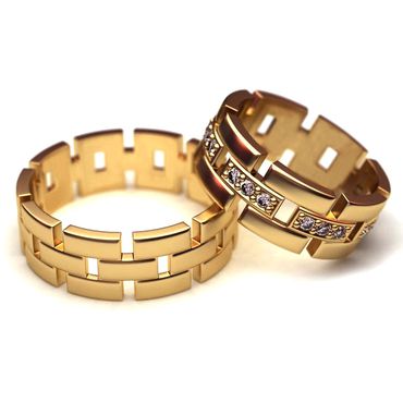 Aliança de Casamento em ouro 18k - Helder Joalheiros 