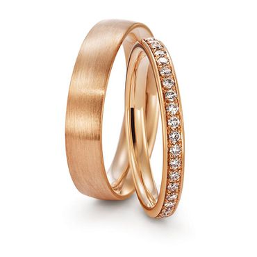 Aliança de Casamento em Ouro Rosê - Helder Joalheiros 