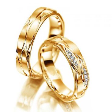 Aliança de Casamento com Diamantes - Helder Joalheiros 