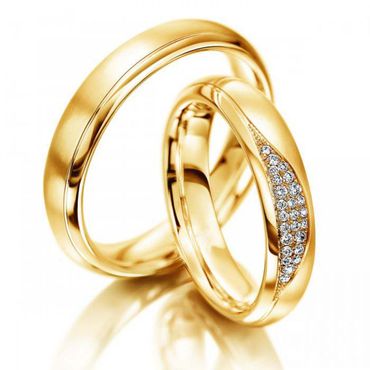 Aliança para Casamento - Casamento e Noivado - Ouro 18k - Helder Joalheiros 