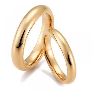 Aliança Clássica em ouro 18k - Helder Joalheiros 