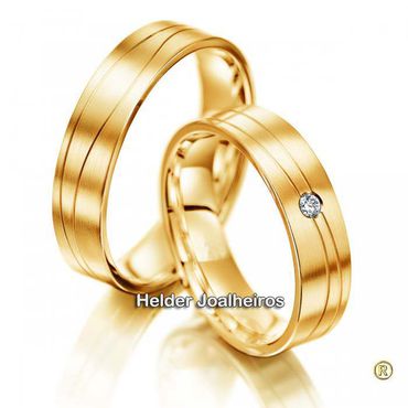 Aliança de Casamento - Helder Joalheiros 