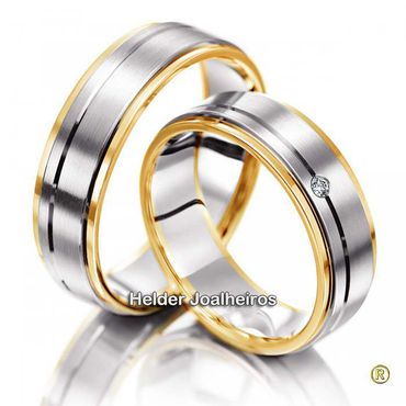 Aliança de Bodas em Ouro 18k - Helder Joalheiros 