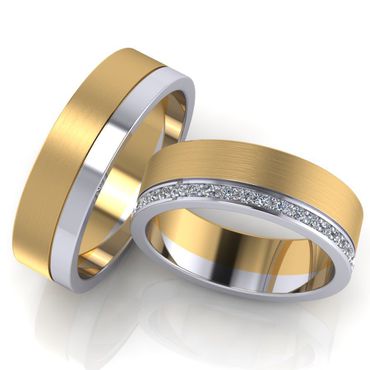 Aliança Bodas de Prata - Helder Joalheiros 