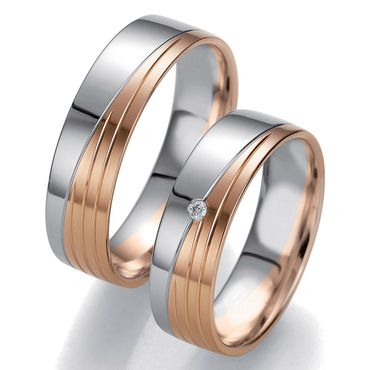 Aliança de Bodas em Ouro 18k com Diamantes - Helder Joalheiros 