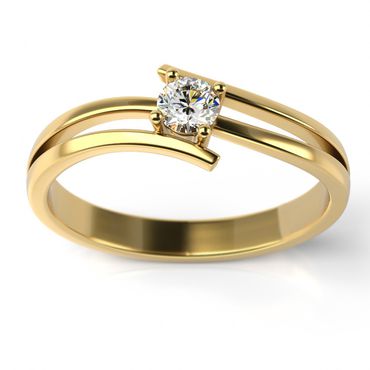 Solitário Ouro 18k com Diamante - Helder Joalheiros 