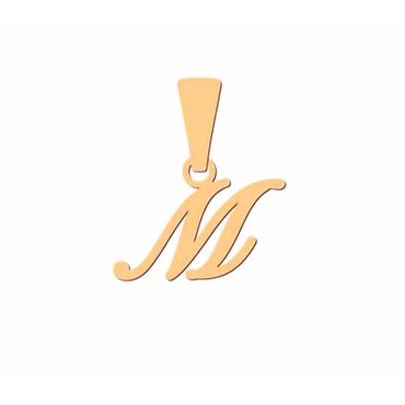 Pingente em Ouro 18k Personalizado com Iniciais do nome - Helder Joalheiros 