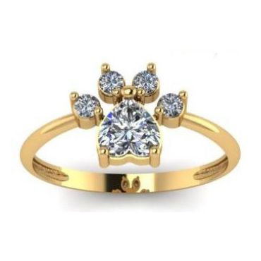 Anel em Ouro 18k Patinha - Helder Joalheiros 