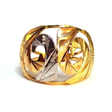 Anel em Ouro 18k Tricolor Diamantado - Helder Joalheiros 