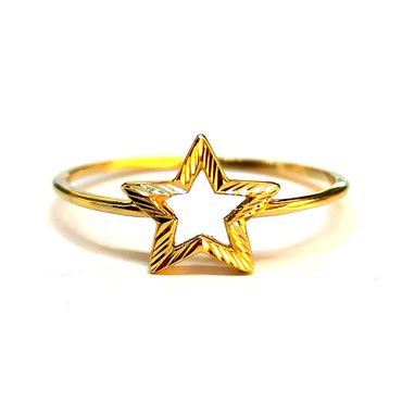 Anel em Ouro 18k Estrela - Helder Joalheiros 