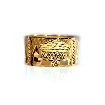 Anel em Ouro Amarelo 18k Modelo Escrava - Helder Joalheiros 