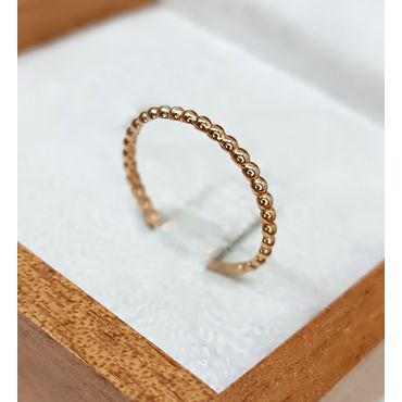 Anel em Ouro 18k Bolinha - Helder Joalheiros 