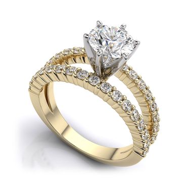 Solitário de Noivado com Diamantes - Helder Joalheiros 