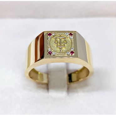 Anel de Formatura em Ouro 18k Curso de Direito - Helder Joalheiros 