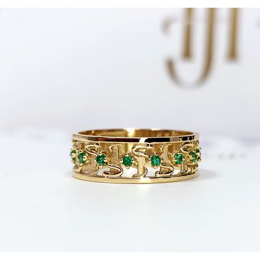 Anel de Formatura Desenhado e Personalizado para o curso de Medicina em Ouro 18k - Helder Joalheiros 