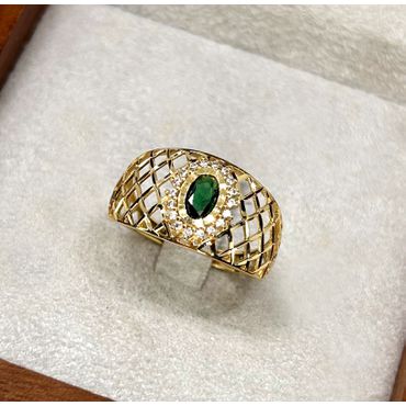 Anel de Formatura em Ouro 18k Trabalhado e Personalizado - Helder Joalheiros 