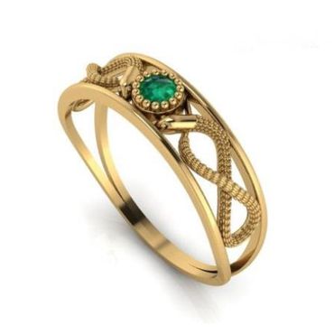 Anel em Ouro 18k Personalizado Serpente para o curso de Medicina - Helder Joalheiros 