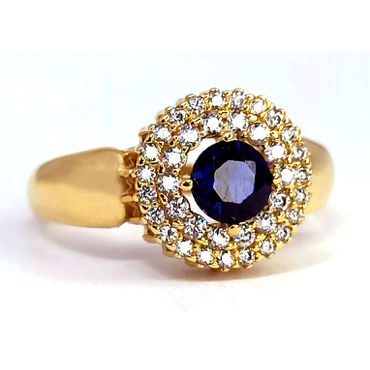 Anel de Formatura em Ouro 18k Cravejado - Helder Joalheiros 