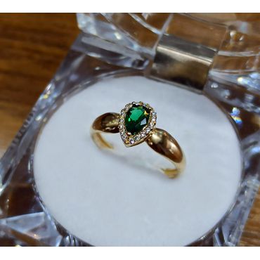 Anel de Formatura em Ouro 18k com Zircônias - Helder Joalheiros 