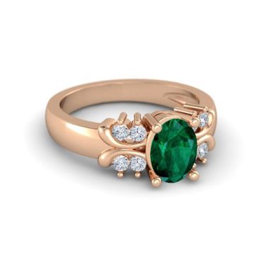 Anel de Formatura com Pedra Oval e Brilhantes - Helder Joalheiros 