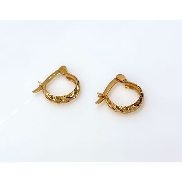 Brinco Trabalhado em Ouro 18k - Helder Joalheiros 