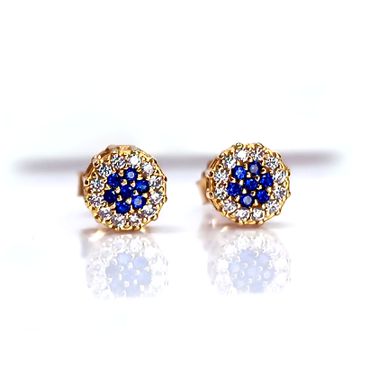 Brinco Redondo em Ouro 18k Cravejado - Helder Joalheiros 
