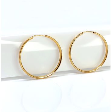 Brinco em Ouro 18k Argola Clássica 20 Milímetros - Helder Joalheiros 