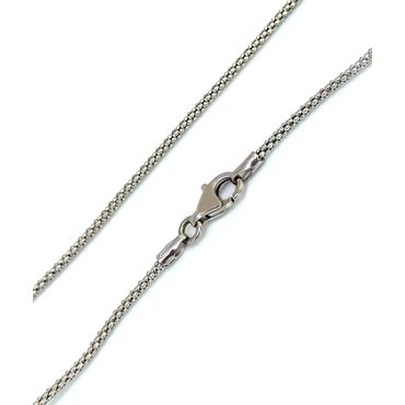 Corrente em Ouro Branco 18k Cordão - Helder Joalheiros 