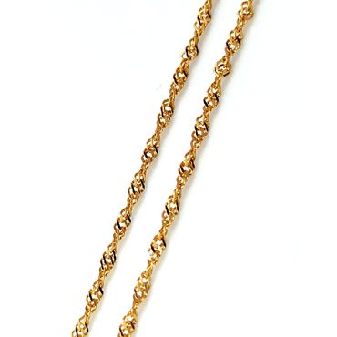 Corrente em Ouro 18k Singapura 50 Centímetros - Helder Joalheiros 
