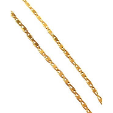 Corrente em Ouro 18k Piastrine 45 Centímetros - Helder Joalheiros 