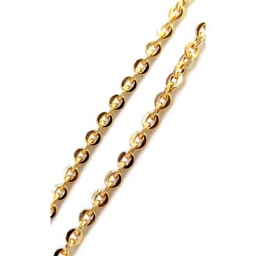 Corrente em Ouro 18k Bailarina 45 Centímetros - Helder Joalheiros 