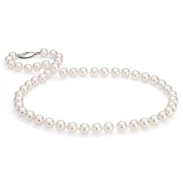 Gargantilha de Pérolas com Fecho de Ouro Branco 18k - Helder Joalheiros 