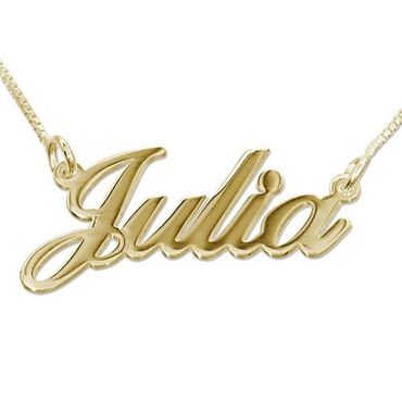 Gargantilha Nome - Ouro 18k 750 - Helder Joalheiros 