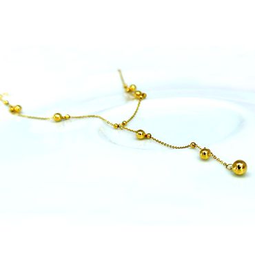 Gargantilha em Ouro 18k com Bolinhas - Helder Joalheiros 