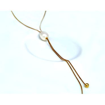 Gargantilha em Ouro 18k com Pérola - Helder Joalheiros 
