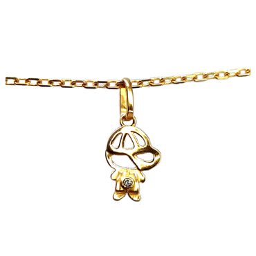 Pingente em Ouro 18k Menino com Zircônia - Helder Joalheiros 
