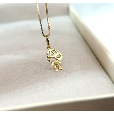 Pingente em Ouro 18k Menino - Helder Joalheiros 