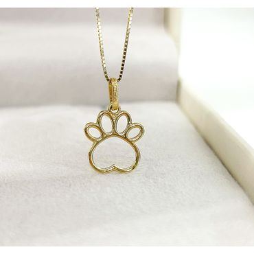 Pingente Coleção Pet Patinha de Cachorro - Helder Joalheiros 