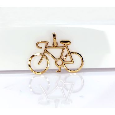 Pingente Bicicleta em Ouro 18k - Helder Joalheiros 
