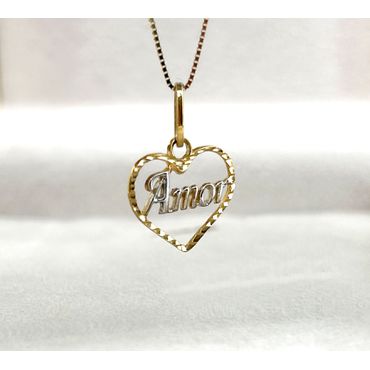 Pingente Coração Personalizado Amor - Helder Joalheiros 
