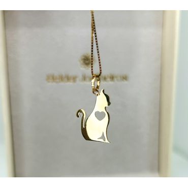 Pingente Coleção Pet Gatinho - Helder Joalheiros 