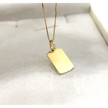 Placa Eternelle em Ouro 18k - Helder Joalheiros 