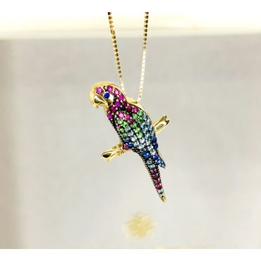 Pingente Arara Ouro 18k - Helder Joalheiros 