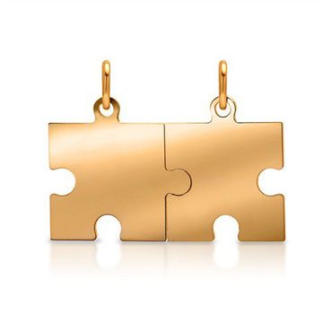 Pingente Quebra cabeça em ouro 18k - Helder Joalheiros 